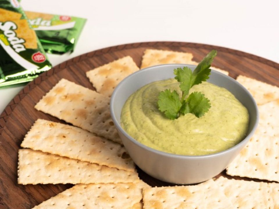 Dip de cilantro y aguacate