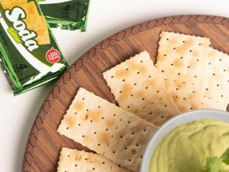 Dip de cilantro y aguacate